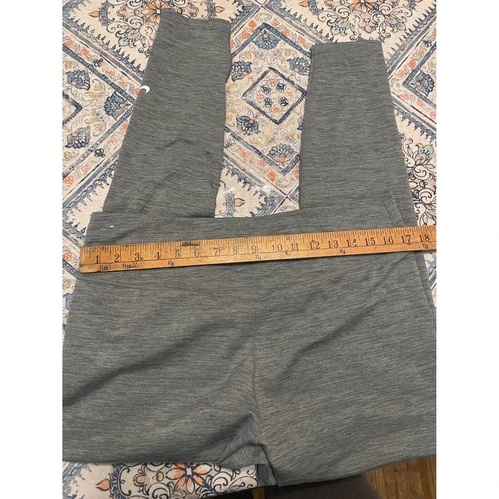 Nike Dri-FIT Womens XL Heathered Gray High Waisted Athletic Leggings DD0252-068